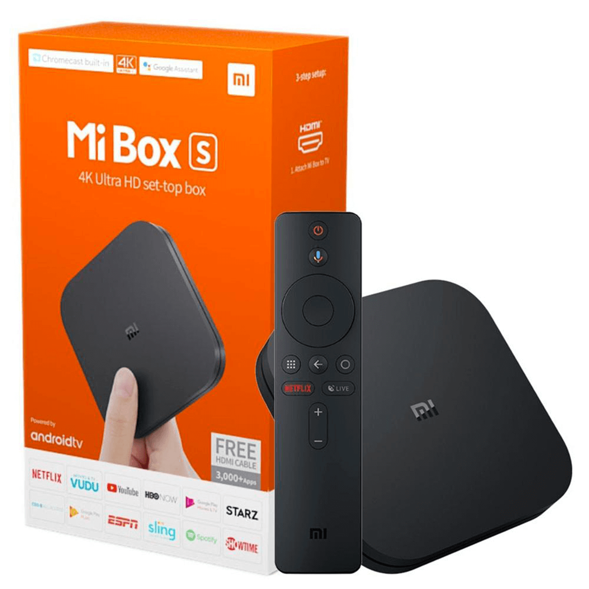 XIAOMI Mi TV Box S 4K - Noir - 12 Mois de Garantie – Global Market