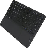 CLAVIER SANS FIL NOIR AVEC SOURIS TACTILE - 12 MOIS DE GARANTIE