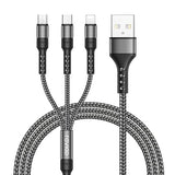Cable Universelle 3 en 1 SOLOFFER- Noir - 12 Mois De Garantie
