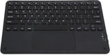 CLAVIER SANS FIL NOIR AVEC SOURIS TACTILE - 12 MOIS DE GARANTIE