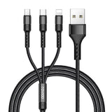 Cable Universelle 3 en 1 SOLOFFER- Noir - 12 Mois De Garantie
