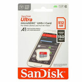 Carte Mémoire SanDisk ULTRA Micro SDXC - 512GB - Garantie 12 Mois