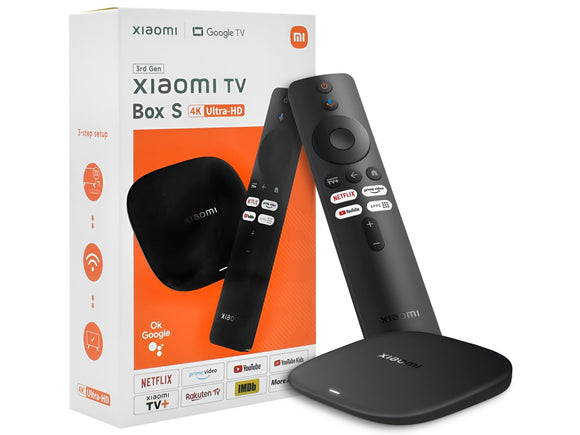 Xiaomi Mi TV Box S 4K 3rd Gen, Google TV - 32Go - WiFi 6