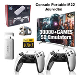 Console de Jeu Vidéo 4K avec plus de 30.000 jeux intégrée et deux Manettes sans fil - 12 MOIS DE GARANTIE