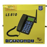 Téléphone fixe SANS FIL - DUAL SIM - Compatible Toutes les SIM -12 Mois de Garantie