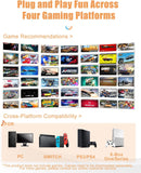 Volant de Course Avec 2 Pédalie (Automatique) Pour PC, PS3, PS4, PS5, Switch, Xbox One et Series S & X - 12 MOIS DE GARANTIE