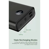 Power Bank Oraimo - 20000mAh - Noir - 12 Mois de Garantie