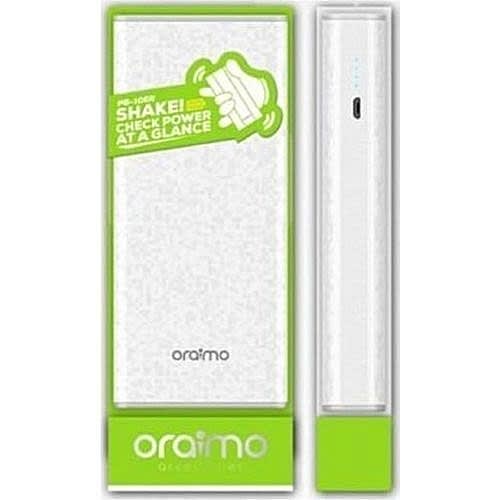 Power Bank Oraimo - 10000mAh - Blanc - 12 Mois de Garantie