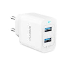 Chargeur Duo Oraimo - Blanc - Garantie 365 Jours