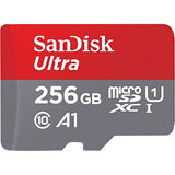 Carte Mémoire micro SDXC SanDisk Ultra - 256GB - 12 mois de Garantie