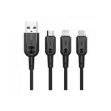 Cable Universelle 3 en 1 - Noir - 12 Mois De Garantie